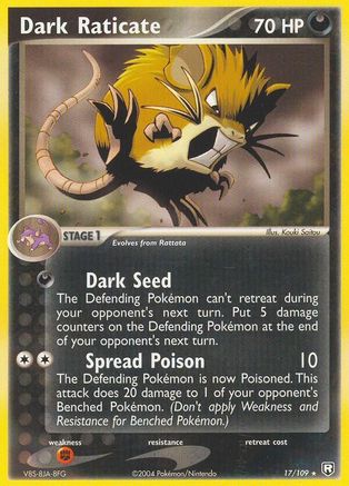 Dark Raticate 017/109 - Team Rocket Returns