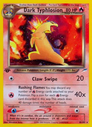 Dark Typhlosion 010/105 - Neo Destiny
