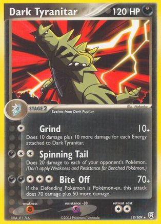 Dark Tyranitar 019/109 - Team Rocket Returns Reverse Holofoil