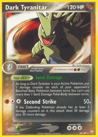 Dark Tyranitar 020/109 - Team Rocket Returns Reverse Holofoil
