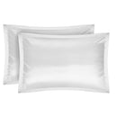 2 Pack Soft Silky Satin Pillow Case Hypoallergenic Breathable Bed Pillow Cover Queen Size Pillowcase Great for Hair Skin