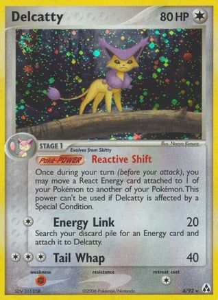 Delcatty 004/92 - Legend Maker Reverse Holofoil