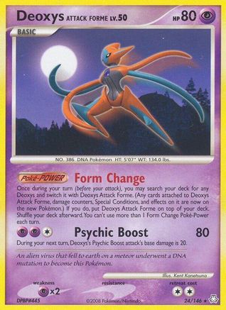 Deoxys Attack Forme 024/146 - Legends Awakened Reverse Holofoil
