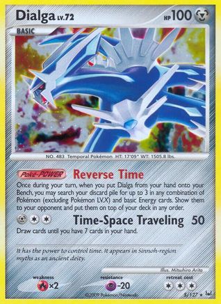 Dialga 005/127 - Platinum Holofoil