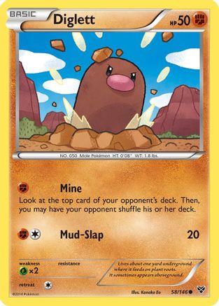Diglett 058/146 - XY Base Set