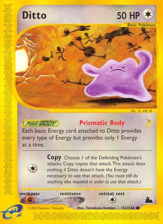 Ditto 051/144 - Skyridge Reverse Holofoil