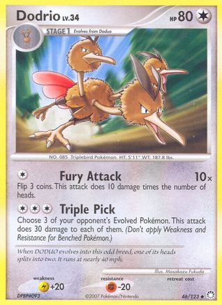 Dodrio 046/123 - Mysterious Treasures