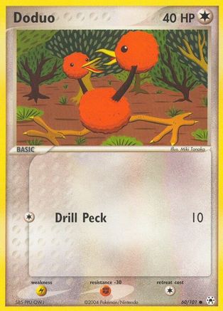Doduo 060/101 - Hidden Legends Reverse Holofoil