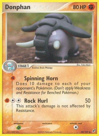 Donphan 030 - Deoxys - Reverse Holofoil