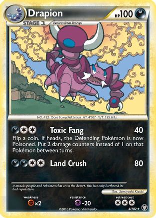Drapion 004/102 - Triumphant Holofoil