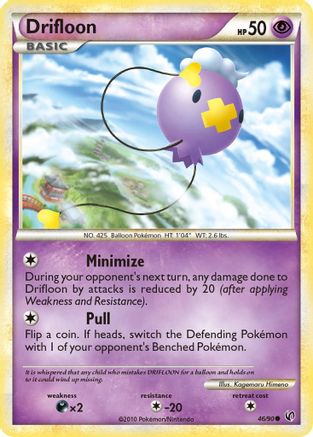 Drifloon 046/90 - Undaunted Reverse Holofoil