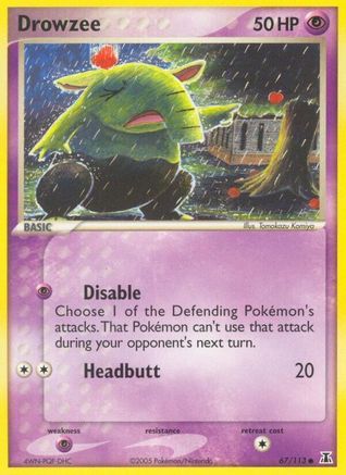 Drowzee 067/113 - Delta Species Reverse Holofoil