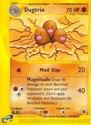 Dugtrio 044/165 - Expedition Reverse Holofoil