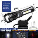 White Laser Waterproof Strong Light Flashlight