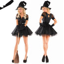 New Halloween Black Lace Witch Costumes Witch Outfits
