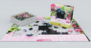 Puzzle: Variety 500 Pieces - Black Labs in Pink Box