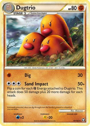 Dugtrio 019/102 - Triumphant