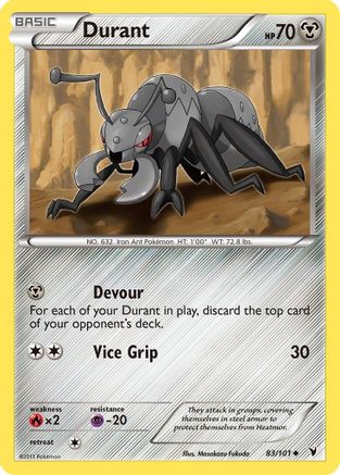 Durant 083/101 - Noble Victories Reverse Holofoil