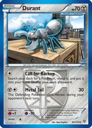 Durant (Team Plasma) 092/135 - Plasma Storm