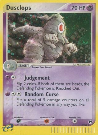 Dusclops 004/100 - Sandstorm Reverse Holofoil