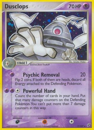 Dusclops 007/107 - Deoxys Reverse Holofoil