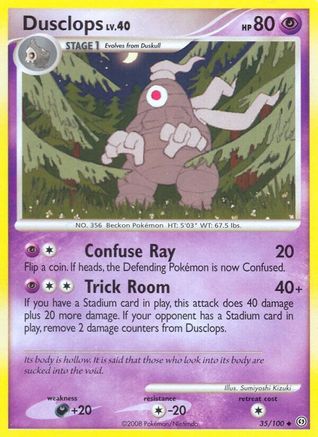 Dusclops 035/100 - Stormfront Reverse Holofoil