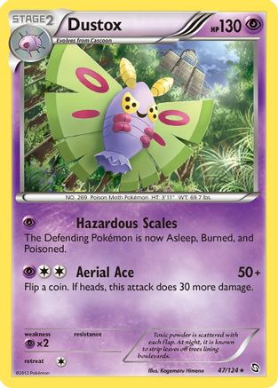 Dustox 047/124 - Dragons Exalted Reverse Holofoil