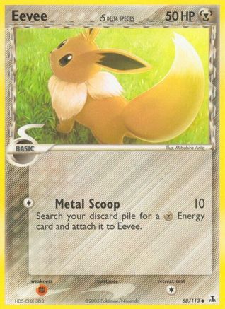 Eevee 068/113 - Delta Species Reverse Holofoil