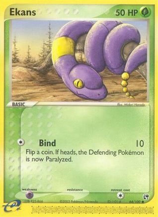 Ekans 064/100 - Sandstorm Reverse Holofoil