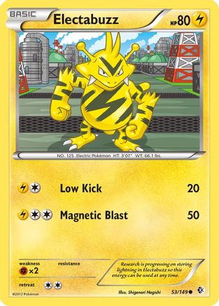 Electabuzz 053/149 - Boundaries Crossed Reverse Holofoil