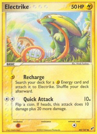 Electrike 060/107 - Deoxys Reverse Holofoil