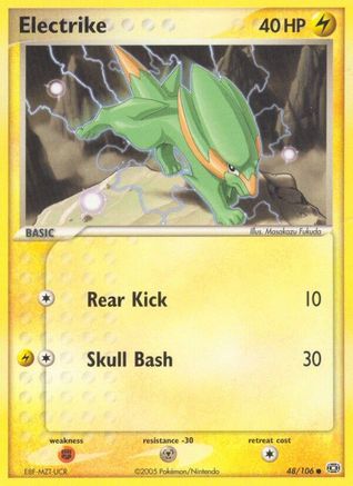 Electrike 048/106 - Emerald - Reverse Holofoil