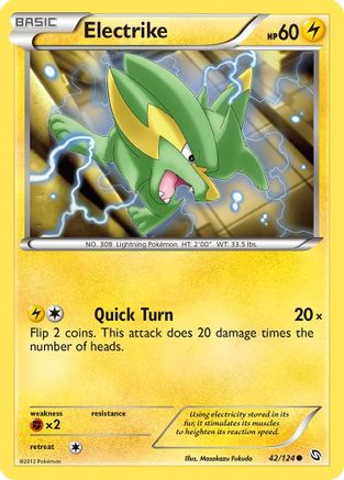 Electrike 042/124 - Dragons Exalted Reverse Holofoil