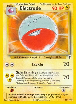 Electrode 022/110 - Legendary Collection Reverse Holofoil