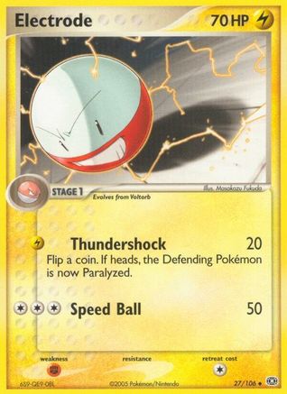 Electrode 027/106 - Emerald Reverse Holofoil
