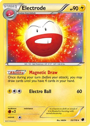 Electrode 033/116 - Plasma Freeze Reverse Holofoil