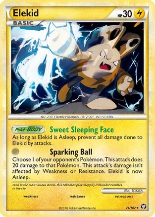 Elekid 021/102 - Triumphant Reverse Holofoil