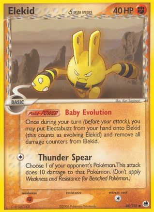 Elekid (Delta Species) 048/101 - Dragon Frontiers