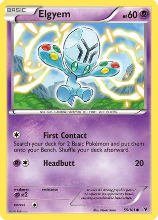 Elgyem 055/101 - Noble Victories Reverse Holofoil