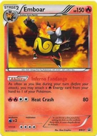 Emboar BW21/101 - Black and White Promos Holofoil
