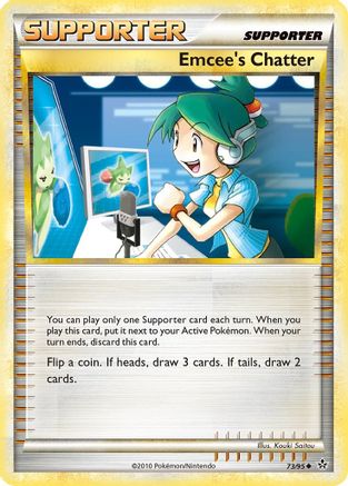 Emcee's Chatter 073/95 - Unleashed Reverse Holofoil