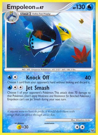 Empoleon 026/127 - Platinum Reverse Holofoil