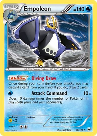 Empoleon 029/108 - Dark Explorers Reverse Holofoil