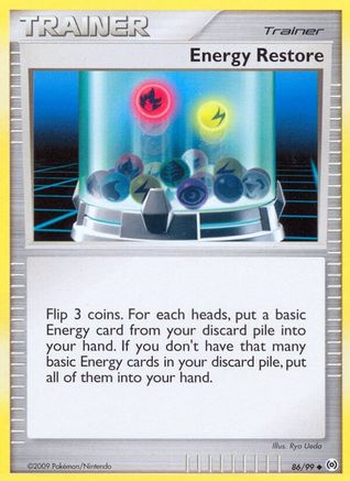 Energy Restore 086/99 - Arceus Reverse Holofoil