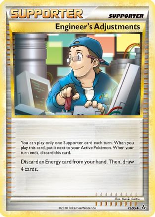 Engineer's Adjustments 075/95 - Unleashed Reverse Holofoil