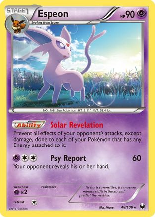 Espeon 048/108 - Dark Explorers Reverse Holofoil