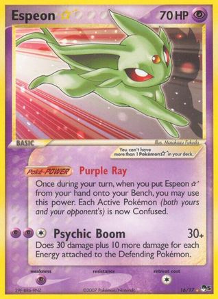 Espeon Star 016/17 - POP Series 5