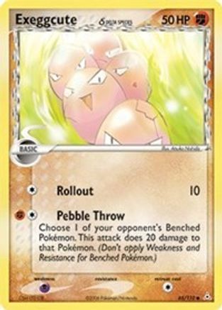 Exeggcute (Delta Species) 065/110 - Holon Phantoms Reverse Holofoil