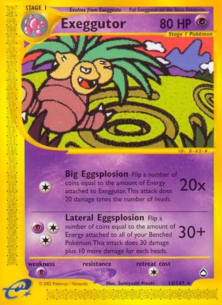 Exeggutor 013/147 - Aquapolis