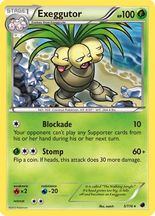 Exeggutor 005/116 - Plasma Freeze Reverse Holofoil